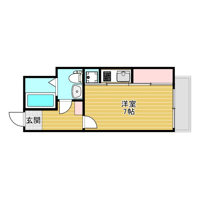 ドゥーエ江坂の間取り