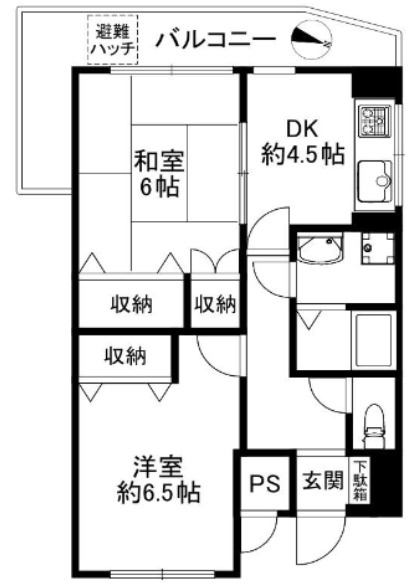 六甲ブロードヴィーナスの間取り