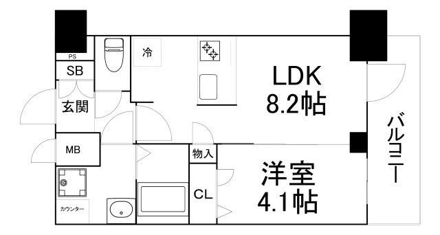 【間取り】 | プレリス大阪今里サヴィア