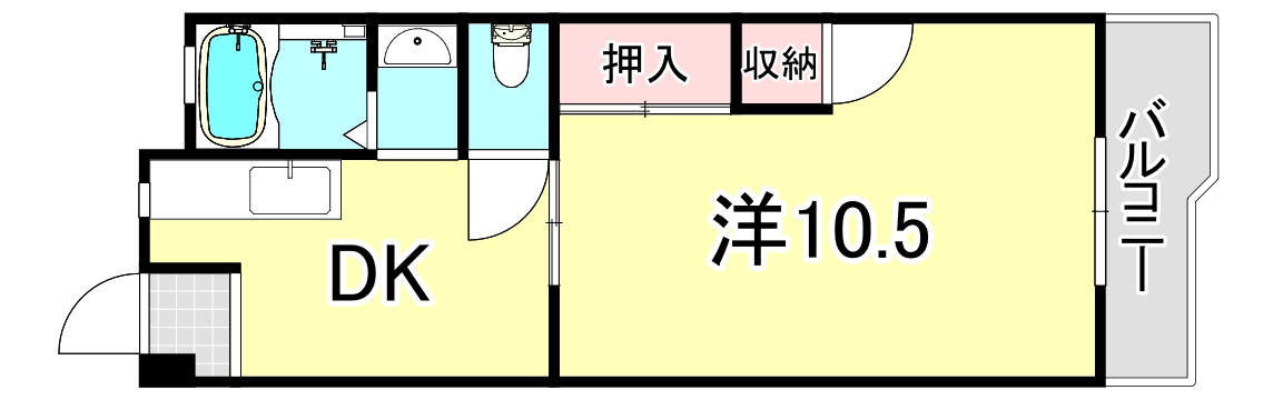 松俊ハイツの間取り