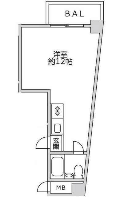 アスカ南麻布の間取り|間取りです。