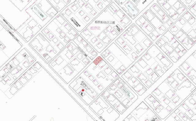 【土地図】 | 都城市都原町　420万円