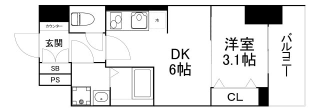 【間取り】 | プレリス大阪今里サヴィア