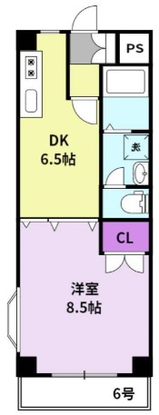 クラウンⅡ津福の間取り|※現況優先です