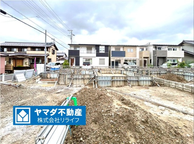 リーブルガーデン　一宮市小信中島萱場　全3区画分譲の外観|「現地（202●年●月●日）撮影」　
■外観写真　
■ヤマダ不動産　株式会社リライフ　