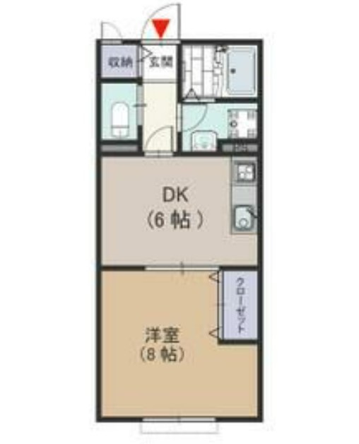 アルカディア楠根の間取り