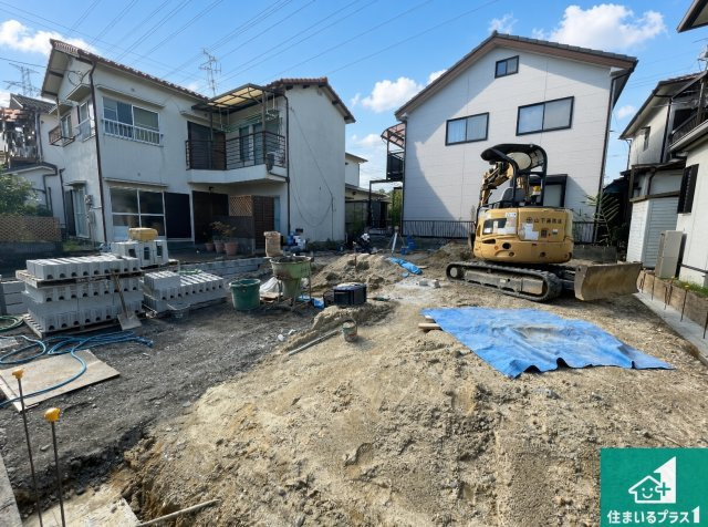 ■枚方市氷室台　第12期　新築一戸建ての外観|現在建築中！落ち着いた街並みで新生活を始めることが出来そう！周辺の物件も併せてご紹介させて頂きます！
