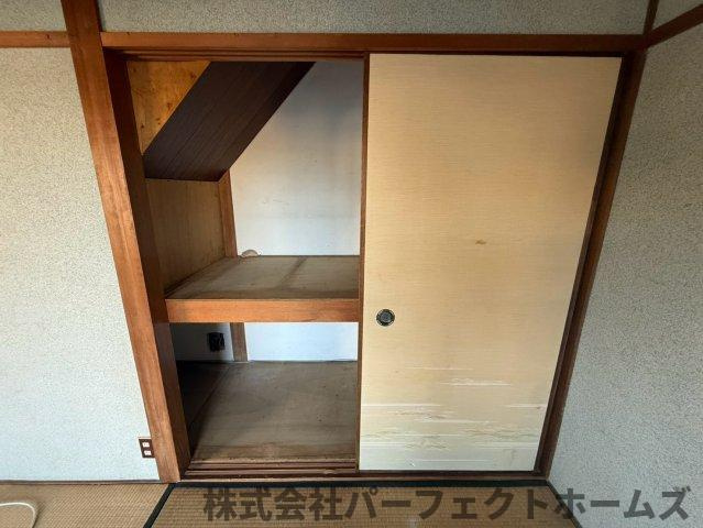 岡山手町戸建の収納|大きなスペースがあり、収納には困りません
