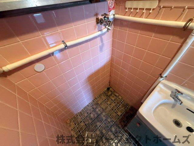 岡山手町戸建の設備|洗濯機置場です