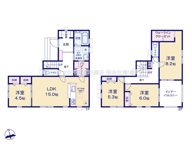 川越市今成３丁目の間取り