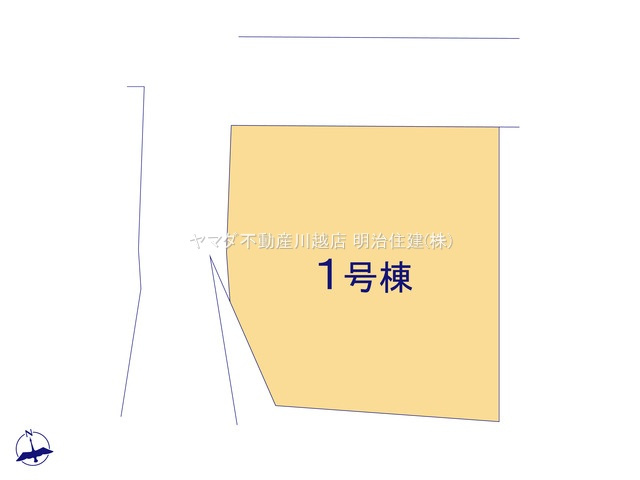 川越市今成３丁目の区画図