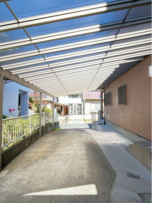文京台リフォーム済み物件の駐車場