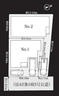 【区画図】 | 杉並区西荻南1丁目　新築戸建　№1 14290万円