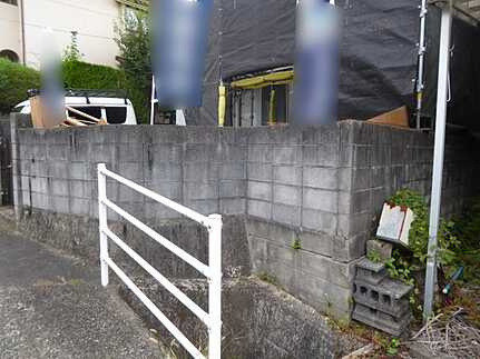 安佐北区亀山７丁目の庭