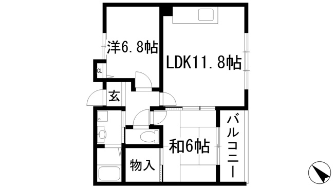 【間取り】 | フローラル宝塚