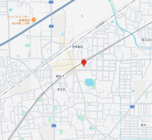 桜ヶ丘南貸家の地図