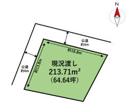 岡山市中区祇園の土地図