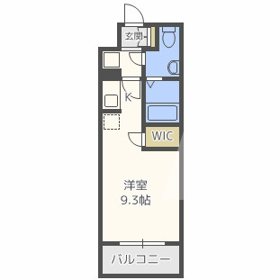 エスリード梅田北の間取り|エスリード梅田北　開放感ある間取り