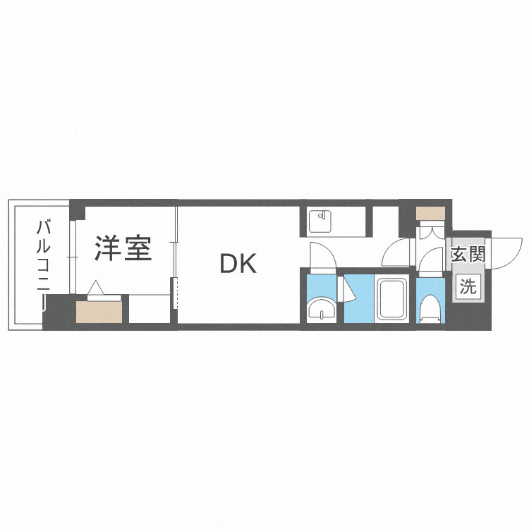 アーバネックス難波WESTの間取り