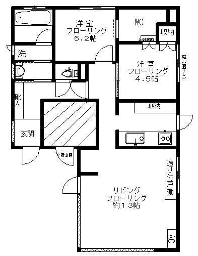 文京区関口３丁目１階の間取り
