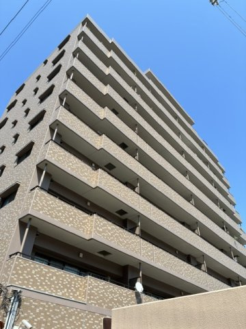 ネオハイツ東住吉の外観|南向きの明るい外観です