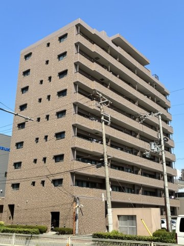 ネオハイツ東住吉の外観|外観は総タイル張りです
