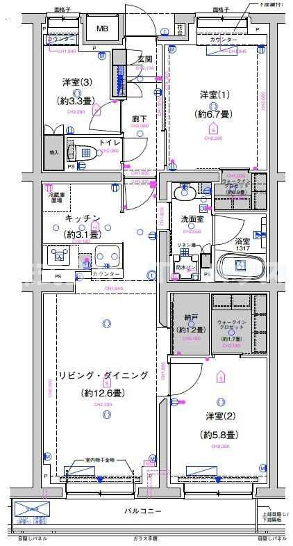 サステナブランシェ本行徳の間取り|間取り
