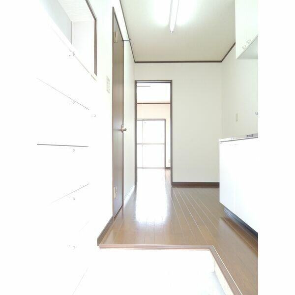 トヤマハイツⅢの玄関