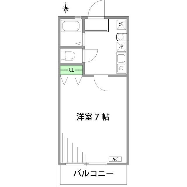 サンライズ宮町の間取り