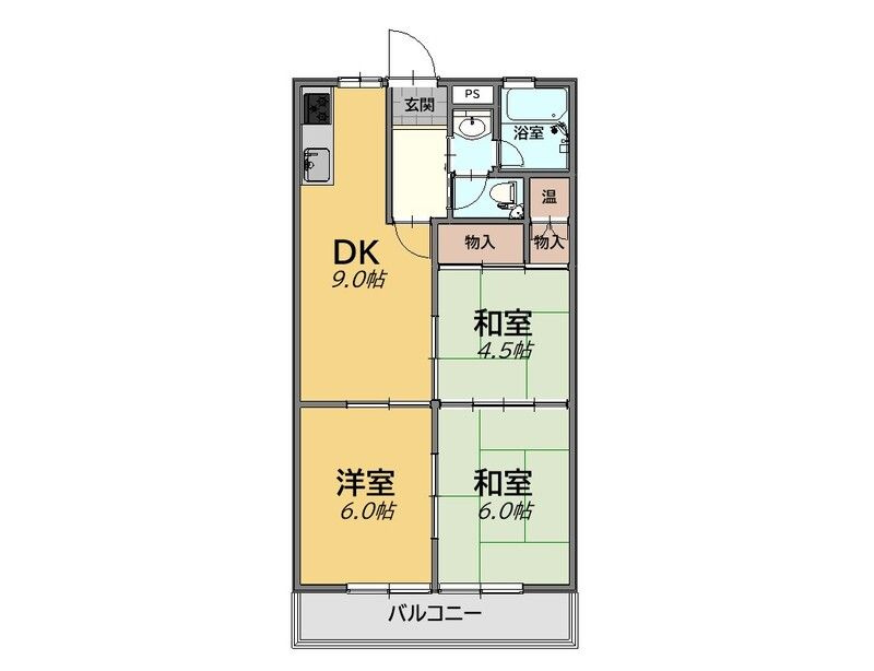 藤マンションの間取り