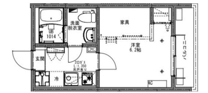 ＫＥＩＡＩ　ＲＥＳＩＤＥＮＣＥ　大和田の間取り