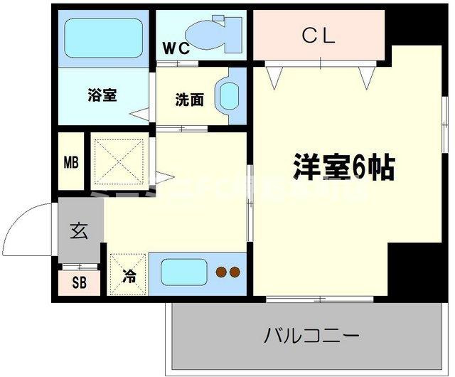 エクセレント天神橋の間取り