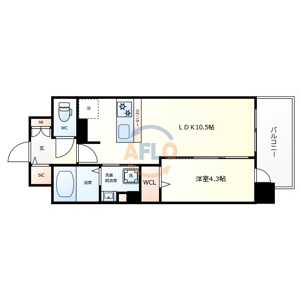 サザンネスト住ノ江駅前　の間取り|サザンネスト住ノ江駅前　間取り