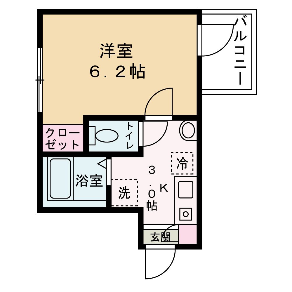 グランステージ京急蒲田の間取り|間取りです。