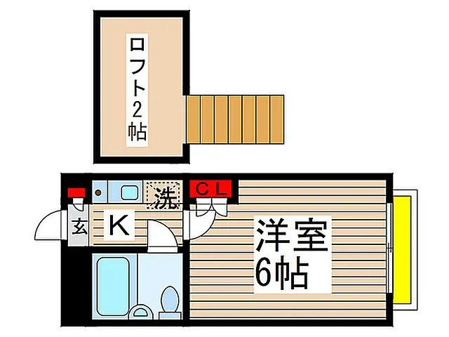 【間取り】 | サンパレス勝田台3番館
