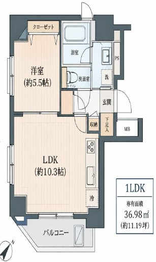 ＳＨＩＢＵＹＡ　ＨＩＬＬ　ＴＯＰの間取り