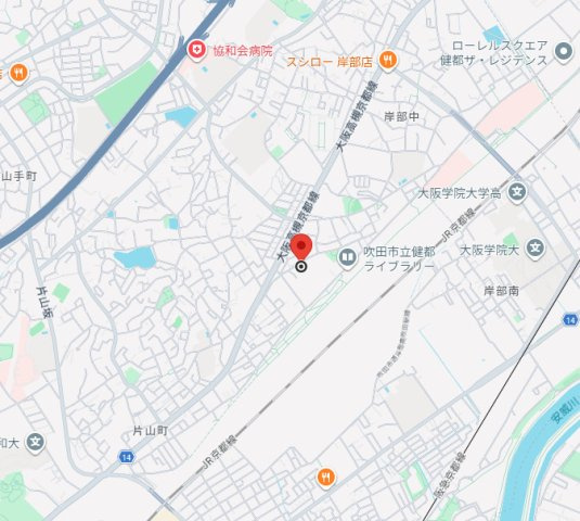 アーバンヒルズトロワオストの地図