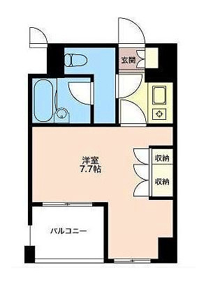 エスティメゾン浅草駒形の間取り