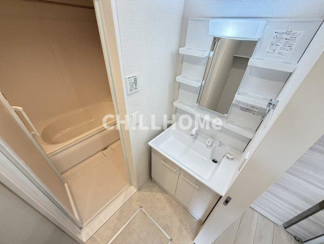 ＩＳＨＩＫＡＷＡ　ＨＩＬＬＳ　Ｘの洗面所|当社、チルホームのHPもご覧ください(^^)/物件情報多数♪