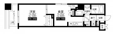 RESIDIA上野池之端の間取り