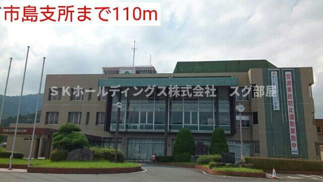 グランドソレイユＡの周辺|市島支所まで110m