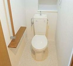 グレースレジデンスのトイレ|清潔感のあるトイレです