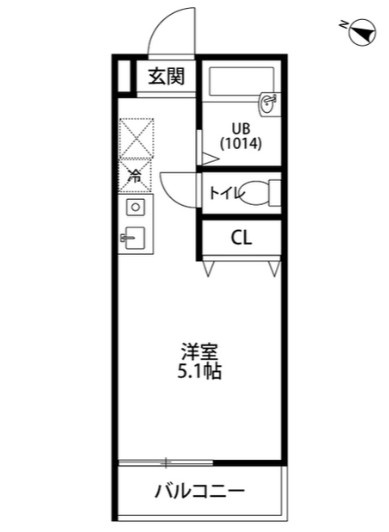 エザンス稲田堤の間取り