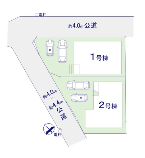 【区画図】 | 福岡市早良区次郎丸3丁目4期　2号棟（全2棟）【仲介手数料無料・0円】 | 区画図です。2号棟
