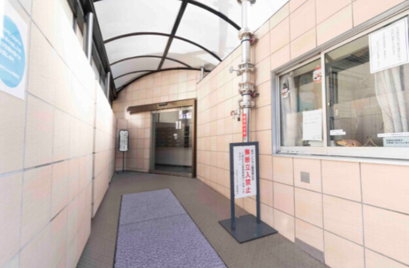 渋谷マンションのロビー
