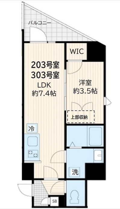 アルカンシエル新宿大京町の間取り|アルカンシエル新宿大京町