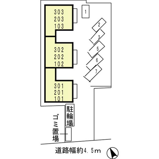【駐車場】 | コーポ イズミ