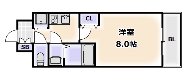 【間取り】 | プロシード難波ディオス