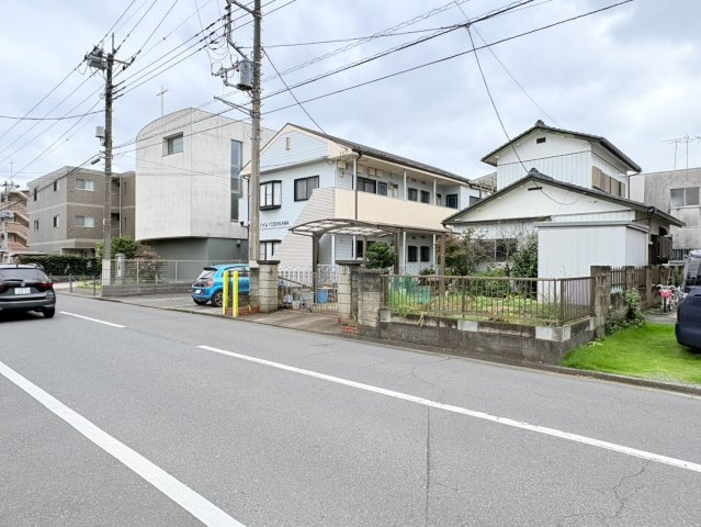 川越市旭町3丁目　建築条件なし売地　東武東上線『川越駅』徒歩19分　【大塚小学区】の前面道路含む現地写真