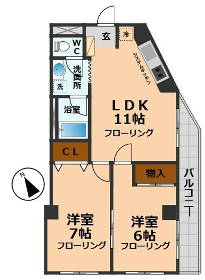 【間取り】 | プリメーラIZUMI